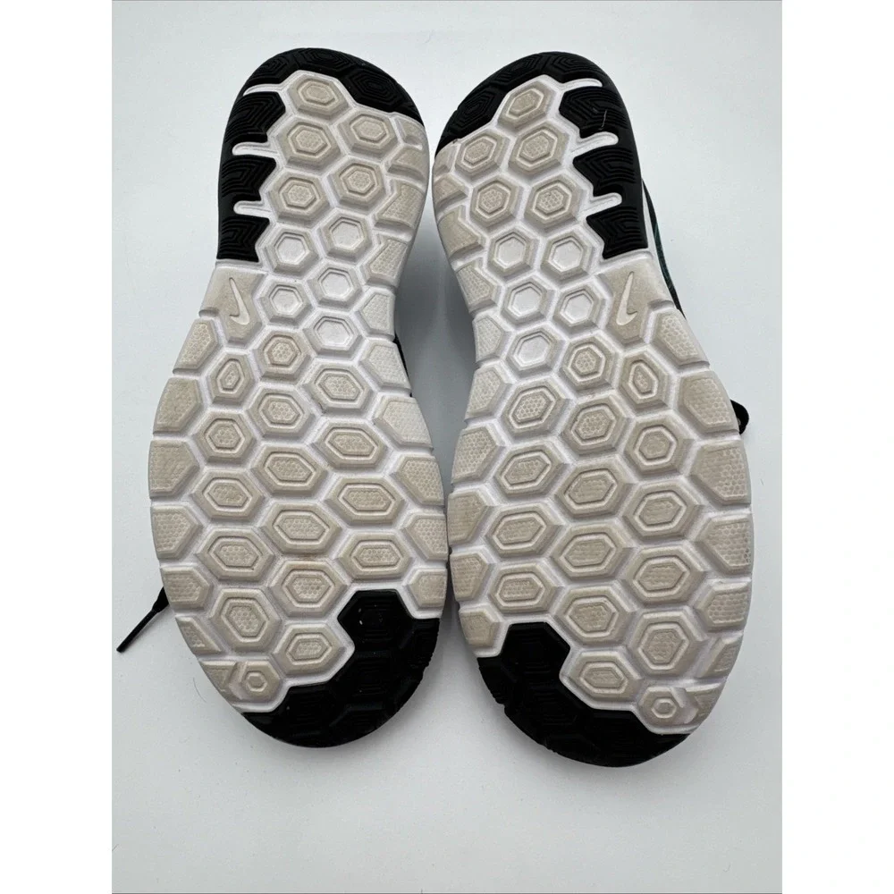 Nike Flex Experience RN 5 Women's 9.5 Running Shoes Black White Green 844673-001